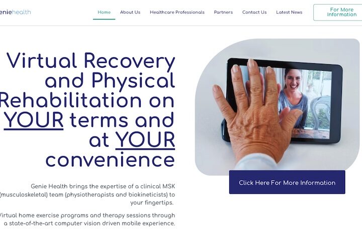 Genie Health Website Design by the Forge Advertising Agency